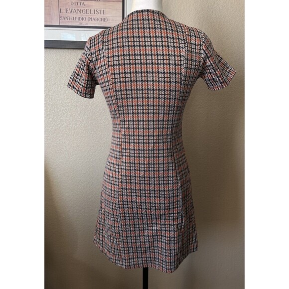 Zara Trafaluc Dress 60s Mod Squad Funky Retro Hipster 70s Shift Mini Women Small - Picture 7 of 12